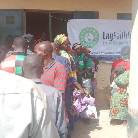 Distribution of Clothes to Christian IDPs in Mallagum, Southern Kaduna